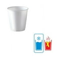Great Value Bath Disposable Plastic Cups, 3 oz, White, 100 Count