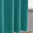 thumbnail image 3 of ZOPZO Blackout Curtains Set of 2 Solid Thermal Insulated Window Treatment Blackout Drapes for Living Room, 42 x 72 inch, Turquoise, 3 of 5