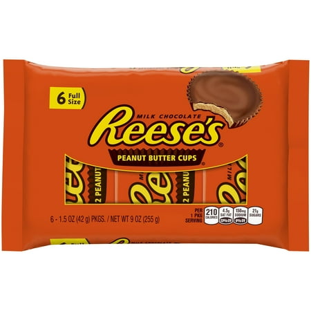 REESE'S Peanut Butter Cups, 9-Ounce Pack, 1.5 OZ