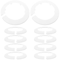LEORX 10Pcs Plastic Pipe Flange Radiator Protect Pipes For Residential Use