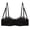 Black, variant on Womens Bras Satin Half Cup Lace Anti Sagging Daily Wear Bra Push Up Bras for Women