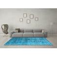 thumbnail image 3 of Ahgly Company Indoor Rectangle Oriental Light Blue Industrial Area Rugs, 5' x 8', 3 of 4