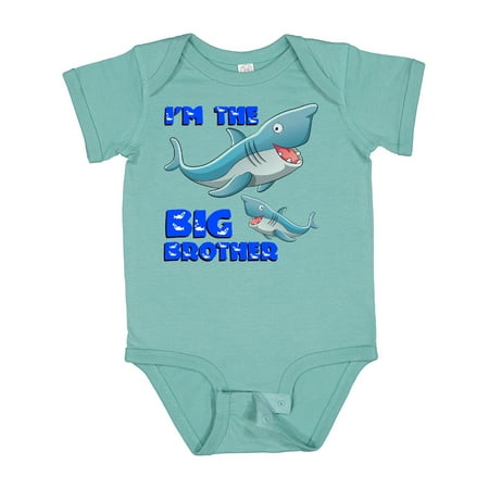 

Inktastic I m the Big Brother Shark Gift Baby Boy Bodysuit