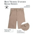 thumbnail image 2 of Beverly Hills Polo Club Boys' School Uniform Shorts - 2 Pack Uniform Twill Shorts for Boys (4-18), 2 of 7