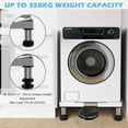 thumbnail image 4 of Washer and Dryer Stand, Refrigerator Washing Machine Laundry Pedestal, Upright Freezers Accessories, 4 of 11