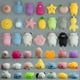 thumbnail image 2 of Muñeco de peluche con forma de animal, juguete de ventilación con música, novedad japonesa y coreana, regalo creativo pequeño para estudiantes, 2 of 6