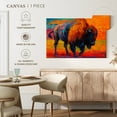 thumbnail image 5 of Elephant Stock Spirit Of The Prairie Wall Art - Horizontal Canvas Wall Art - Living Room Wall Decor - Animal Canvas - Orange And Turquoise Decor By Marion Rose - 12" x 8", 5 of 8