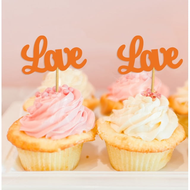 Darling Souvenir Décorations de Dessert pour Fête de Mariage - Lot de 20