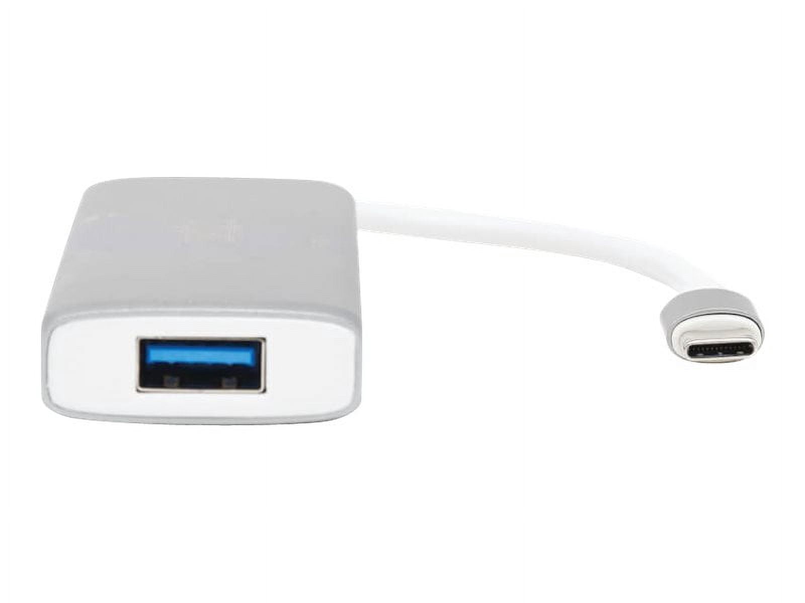 Tripp Lite USB C Multiport Adapter 2x USB-A 1x USB-C Card Reader Silver (u460-002-2am-c1)
