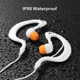 thumbnail image 4 of IPX8 impermeable MP3 Audífonoses tipo clip de oreja 3,5mm natación buceo Audífonos, 4 of 8