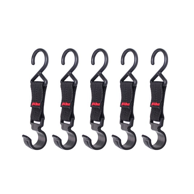 Greeniant Ganchos de almacenamiento de 5 piezas, colgador organizador portátil extraíble para acampar, accesorio organizador de Picnic para mochilero carpas L Greeniant OD022501-02B