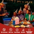 thumbnail image 3 of 30Pcs Movie Night Snack Trays with 15Pcs Popcorn Bags and 15Pcs Paper Food Trays, Movie Night Supplies for Theater Family Birthday Party, Outdoor Snack Boxes Accessories Kit for Kids, 3 of 9