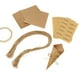 thumbnail image 3 of Juego de 50 conos de papel kraft para regalos de fiesta, ramos, dulces, chocolates, bolsas y cajas. marrón, 3 of 9