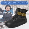 thumbnail image 6 of Fadezar Kids Snow Boots Boys Girls Lightweight Winter Boots Warm Barefoot Shoes for Toddler Kid, 6 of 6