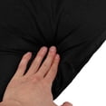 thumbnail image 4 of M Buder Cojín de Tumbona para Interiores y Exteriores con Relleno Grueso de Algodón PP, Resistente al Agua y al Sol, Tamaño 55x183x7.5 cm (21.6x72x2.9 inches), Color Negro, 4 of 9
