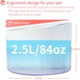 thumbnail image 4 of beQ Fuente de agua automática infinita para mascotas, 2.5L beQ E1, 4 of 8