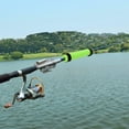 thumbnail image 4 of Espuma Cylinder Fishing Rod Floats with Hook-and-Loop Straps Green 6 Pack, 4 of 6