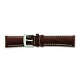 thumbnail image 2 of De Beer Brown Crocodile Grain Leather Watch Band (18 To 24Mm), 2 of 2