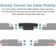 thumbnail image 5 of SAE Polarity Reverse Adapter(4 Pack), Thicker Tinned 2 Pin SAE Connector for SAE Extension Cable, SAE Plug Battery Maintainer, SAE Adapter for Automotive,Motorcycle,Solar Panel,Travel Trailer, 5 of 7