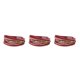 thumbnail image 4 of Sonducket Pulseras envolventes de cuero Boho Brazalete de múltiples capas Moda hecha a mano Bohemio Mujer Broche para mujer Rojo Type1 NO1, 4 of 6