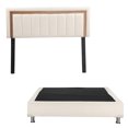 thumbnail image 1 of Recamara Matrimonial Trinity Ventur Crema con Cabecera + Box Base Cama, 1 of 8