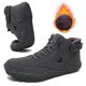 thumbnail image 1 of Zapatos Montar Cuero Botas Tobillo Hombres Nieve Ligeras para Al Aire Libre, 1 of 9