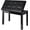 Black 1, variant on AODSK Duet Piano Bench with Storage, Padded Cushion for Piano Keyboard Seat, Soild Wood Leg Bench Stool Chair -Black