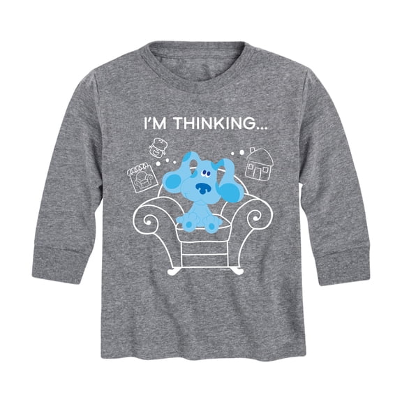 Blue Clues & You! - Blue's Thinking Chair - Toddler And Youth Long Sleeve Graphic T-Shirt
