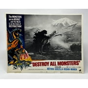1969 Godzilla Mothra Rodan Manda in Destroy All Monsters Lobby Card No. 6