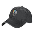 thumbnail image 1 of ZICANCN Mens Hats Unisex Baseball Caps-Rainbow Flashlight Creative Text Hats for Men Baseball Cap Western Low Profile Hats Fashion, 1 of 8