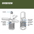 thumbnail image 4 of Ozark Trail Grey Bug Zapper LED Lantern with Rechargeable Battery for Outdoor Use, 4 of 19
