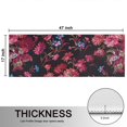 thumbnail image 5 of Kitchen Rugs Sets Of 2,Pioneer Flower Floral Print Pattern Anti Fatigue Kitchen Mat Rugs Non Slip Washable,Decorative Kitchen Floor Mats for Kitchen,Sink,Laundry,17"X47", 5 of 5