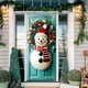 thumbnail image 3 of Decoraciones de Navidad Interior 35 X 71 Pulgadas Marco de Puerta de Navidad - Patrón de Santa Claus - Decoración de Puerta de Navidad - Decoración de Fiesta Del Festival, 3 of 6