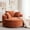 Orange, variant on Luxe 360° Swivel Accent Chair, Oversized Chaise Lounge in Ultra-Soft Chenille, Modern Barrel Chair for Living Room, Bedroom & Reading Nook