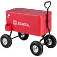thumbnail image 1 of Costway Extérieur 80QT Portable Rouler Partie Wagon Refroidisseur Boisson Glace Coffre Patio Chariot, 1 of 10