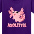 thumbnail image 4 of Inktastic Axolittle Cute Baby Axolotl Youth T-Shirt, 4 of 5