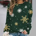 thumbnail image 7 of Enjoytime Christmas Sweatshirt for Women Crewneck Long Sleeve Pullover Tops Trendy Casual Xmas Graphic Sweatshirts, 7 of 7