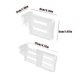 thumbnail image 4 of Organizador multiusos Divisor transparente Organizador divisor para nevera para el hogar Organizador de escritorio (escalable), 4 of 5