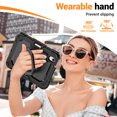 thumbnail image 3 of Case for iPad Mini 7 2024/Mini 6 2021 8.3 inch 7th/6th Gen, 360 Rotating Stand Handle Shoulder Strap Heavy Duty Shockproof Cover, Black, 3 of 7
