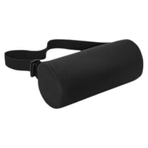 Soimiss Black Memory Foam Lumbar Support Pillow for Chair with Breathable