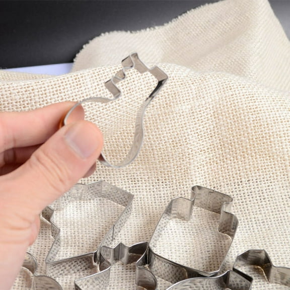 YAZHPA Halloween Cookie Cutters, 12 pieces Cookie Cutters Shape Set Stainless Steel Biscuit Cutters Mold with Moon Pumpkin Heart and More for DIY Halloween Food Party Baking Decorations Supplies