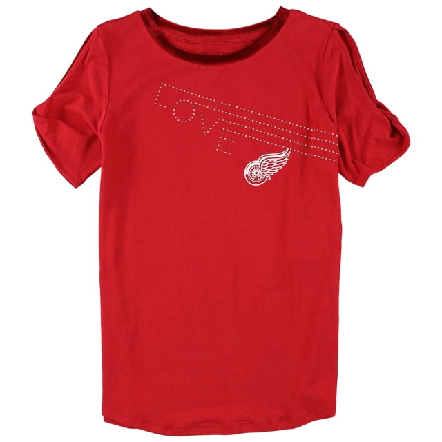 Camiseta con adornos de Detroit Red Wings para mujer Touch drw M