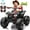 Red-with RC, variant on 4x4 Kids Ride on ATV, 2 Seater 24 Volt Ride on Toys, 4x200W Four-Wheeler Quad Car for Big Kids, Red-RC