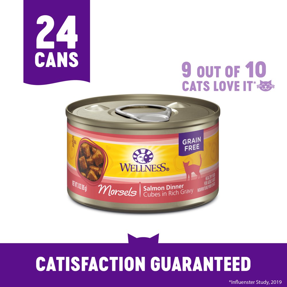 Wellness Complete Health Natural Grain Free Wet Canned Cat Food, Cubed