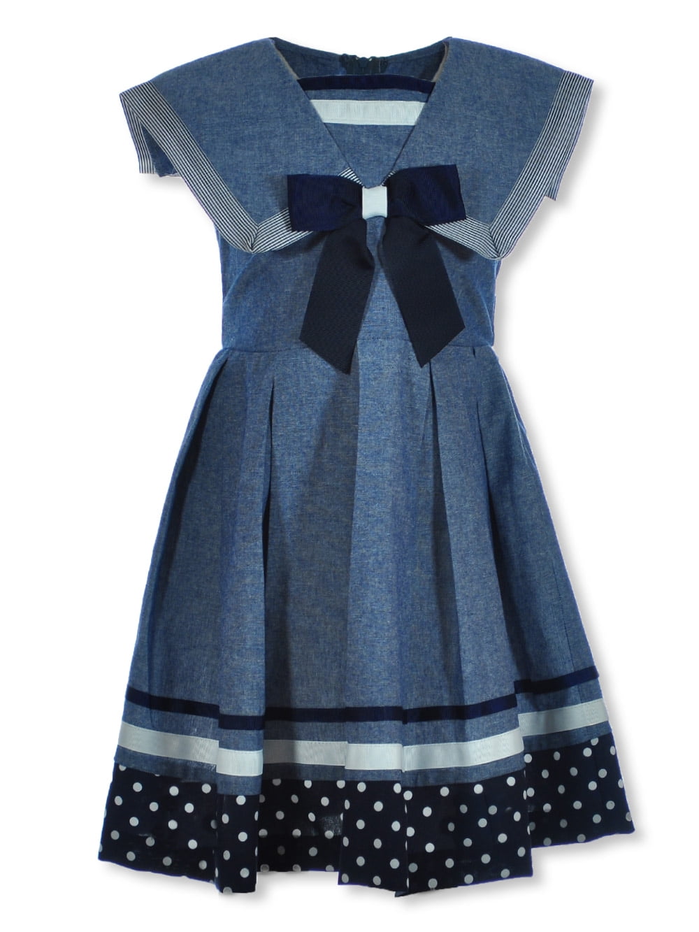 white christmas dresses Bonnie Jean Toddler Girls Striped Nutcracker Printed Dress, Green, 2T main image 1