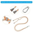 thumbnail image 3 of Phone Lanyard Crossbody Adjustable Neck Lanyard with Transparent Lanyard Patch for Smartphone Beige Orange Blue 1 Pcs, 3 of 5