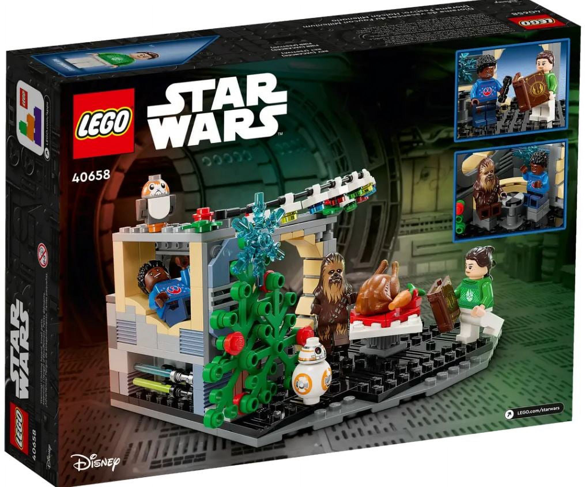 LEGO 40658 Star Wars Millennium Falcon Diorama Navideño 282 piezas 2