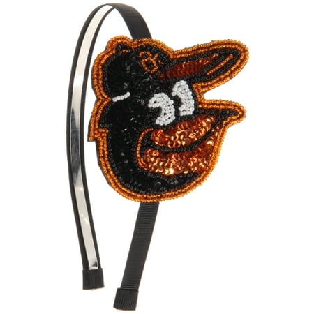 Baltimore Orioles Women's Sequin Beaded Horseshoe Headband - No Size