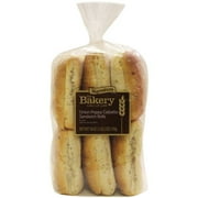 Freshness Guaranteed Onion Poppy Ciabatta Sandwich Rolls