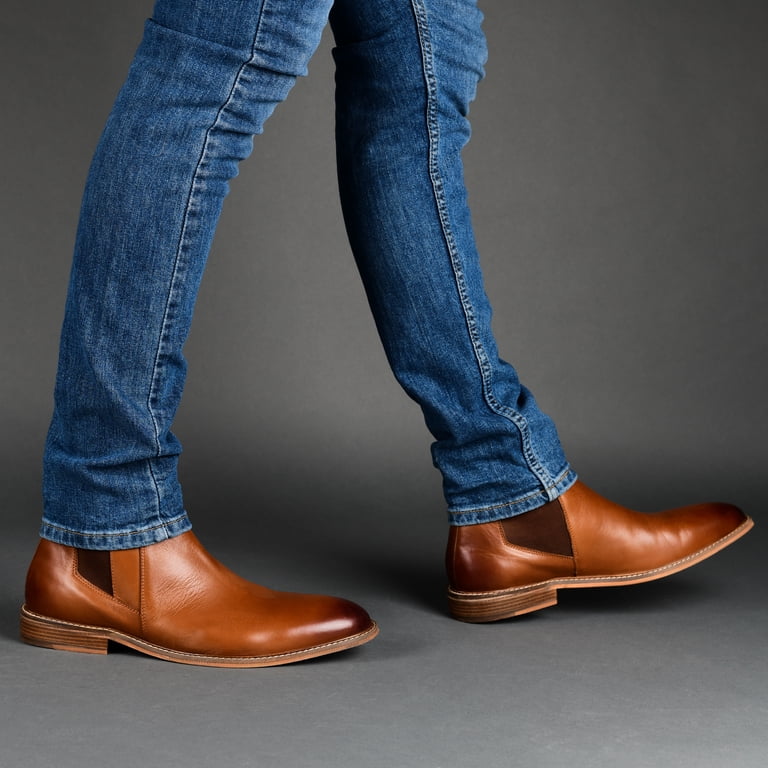Thomas & Vine Mens Corbin Pull-on Round Toe Chelsea Boot  display picture 2